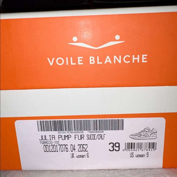 NWT VOILE BLANCHE JULIA Brown Pump Fur Suede
Sneakers - Picture 9 of 16